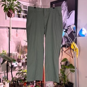 Lion Apparel Green Work Pants | Men's 36R Utility Straight Leg